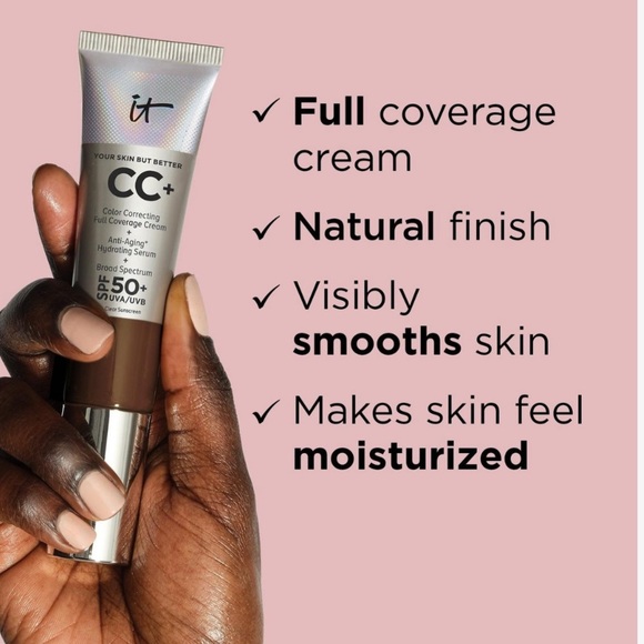NEW IT Cosmetics CC+ Cream Color Correcting Full Coverage Cream 32ml - Picture 7 of 8